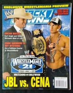 Revista WWE SMACKDOWN ABRIL 2005 JBL John Cena WCW ECW WWF TNA AEW Lucha Libre - Imagen 1 de 5