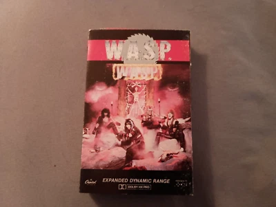 W.A.S.P. Self Titled WASP Cassette Tape 1984 Capital Records Foto 1 de 4