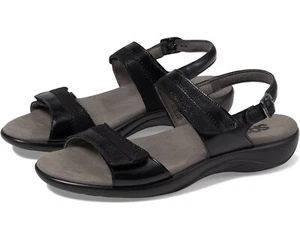 SAS Z4903* Womens Midnight Leather Nudu Adjustable Comfort Sandal Size 6 W - Picture 1 of 5