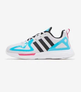 Adidas Originals "Little Kids" ZX 2K FLUX | Farbe Grau/Schwarz/Cyan | Größe: 10,5K  - Bild 1 von 5