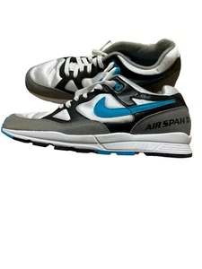 Nike Air Span 2 Men's Sz 11 Running Shoes Black Blue Dust White AH8047-001 - Picture 1 of 6
