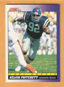 Kelvin Pritchett Ole Miss Rebels 1991 Score #599 RC Mississippi - Picture 1 of 2