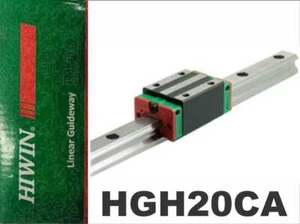 New Hiwin HGH20CAZAC Square Block Linear Guides HGH20 Series up to 4000mm Long - Picture 1 of 2