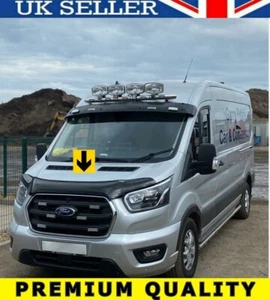FORD TRANSIT MK8 2019-2024 COFANO PROTETTORE VENTO PIETRA DEFLETTORE REGGISENO PROTEZIONE NUOVO - Foto 1 di 7