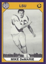 1990 Collegiate Collection LSU Tigers #167 Mike DeMarie