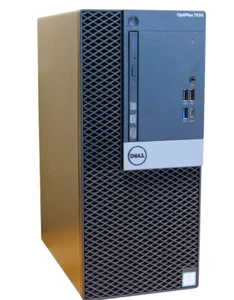 Dell OptiPlex 7050 Business Tower Intel Core i5 256GB SSD 8GB RAM Windows 10 - Picture 1 of 8