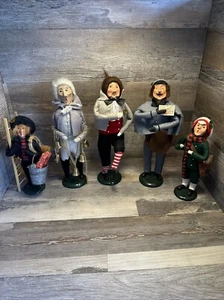 Byers Choice Carolers Lot of 5 Figurines in Great Condition 12” & 6” - Picture 1 of 14