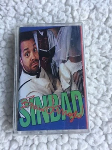 SINBAD BRAIN DAMAGED SEALED CASSETTE TAPE COMEDY - Foto 1 di 5