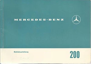 MERCEDES W 110 aleta trasera manual de instrucciones 1966 200 manual de instrucciones BA - Imagen 1 de 1