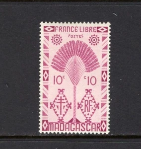 Malagasy Republic 1943 10c TRAVELER'S TREE  MLH SC 242 - Picture 1 of 1