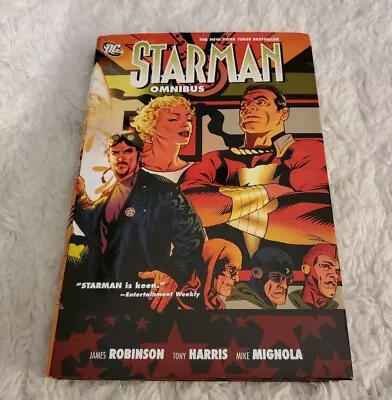 STARMAN OMNIBUS Volume 4 HARDCOVER DC Graphic Novel AUTOGRAPHED Harris MIGNOLA - Image 1 of 4