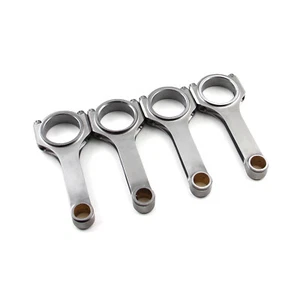H Beam 5.290" 1.771" .827" Bronze Bush 4340 Connecting Rods Suits: Honda B16A - Afbeelding 1 van 2
