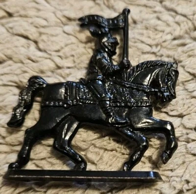 Knight On Horseback Plastic 2 Inches Tall - Image 1 of 4