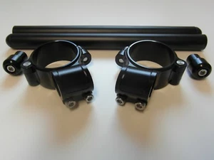 Handlebar Clip Ons Stub Ducati Monster 620SS 750SS 900SS 1000SS Black 50 - Picture 1 of 1