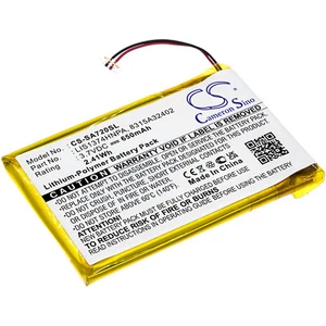 Battery for Sony Walkman NWZ-820 NWZ-A720 NWZ-A726 NWZ-A728 NWZ-A829 LIS1374HNPA - Picture 1 of 6