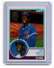 2003 Topps All-Time Fan Favorites Lee Smith Auto Autograph #FFA-LS Cubs