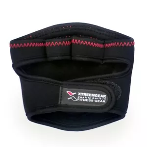 Weight Lifting Grip No-Slip Pads Gym Training Gloves Neoprene Crossfit Black G3 - Picture 1 of 8
