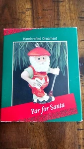 Hallmark Keepsake Ornament Par for Santa QX479-1 Vintage 1988 - Picture 1 of 7