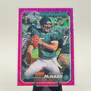 2024 Topps Chrome Football Donovan McNabb /399 Magenta Sparkle Eagles #157 - Picture 1 of 2