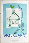 Marc Chagall 1969 Affiche M.J.C. Chelles Ma Maison Mourlot Et Sorlier