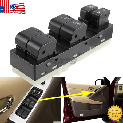Power Window Control Switch for 2009-2014 Nissan Murano Driver Side 25401-1AA5D - Image 1 of 4