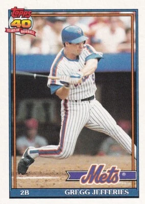 GREGG JEFFERIES 1991 Topps #30 - Image 1 of 2