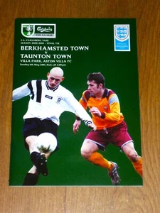 2001 Carlberg Vase Final @ Villa Park**BERKHAMSTED TOWN v TAUNTON TOWN**6 May 01 - Picture 1 of 2