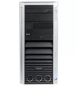 Eb Computer Eb Tower Fujitsu Celsius W360 Core 2 Duo 160GB DDR2 2GB Intel Q35 - Picture 1 of 4