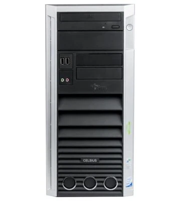 ✅Computer✅Tower Fujitsu Celsius W360 Core 2 Duo 160GB DDR2 2GB Intel Q35 - Image 1 of 4