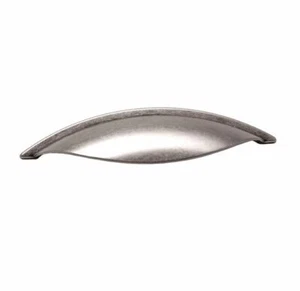 (3pk) Berenson 2949-1TN-C Euro Retro 2-1/2in Center-to-Center Cup Cabinet Pull - Picture 1 of 5