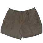 Columbia PFG Mens XXL 7L Gray Shorts Cargo Pockets Hiking Fishing Elastic Cotton