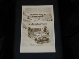 Diez pósters ilimitados Land Cruiser Toyota FJ40 de colección 11"x17" años 60 - mediados de los 70 - Imagen 1 de 9