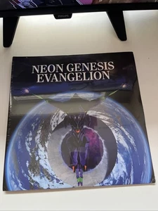 Neon Genesis Evangelion Limited Edition Blue & Black Marble 2LP Vinyl 12" Album - Picture 1 of 2
