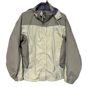 The NORTH FACE Hyvent Outer Shell Hooded Ski Jacket Green Olive Size Small - Picture 1 of 6