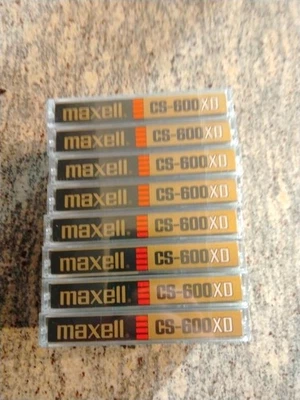 Maxell CS-600XD Cassette de Datos de Alta Densidad Nuevo Lote de 8 Foto 1 de 3
