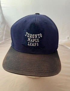 OTH Old Time Hockey Toronto Maple Leafs Hat Vintage Snapback Faded Distressed - Picture 1 of 15