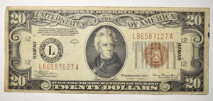 1934-A $20 FRN HAWAII ~ SOLID VF VERY FINE!  INV#127 - Picture 1 of 2