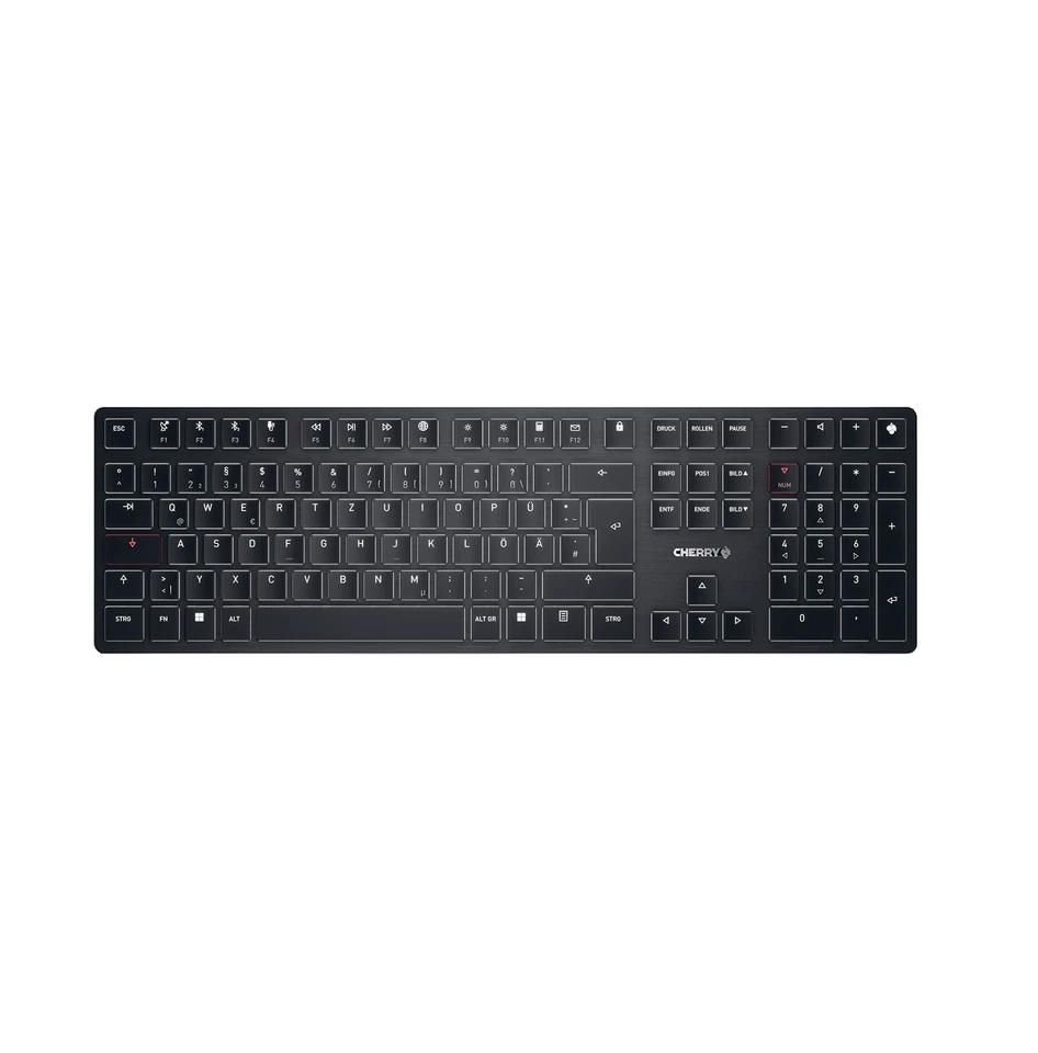 CHERRY KW X ULP Ultra-Flat Mechanical High-End Keyboard, German Layout (QWERTZ), - Image 1 of 4