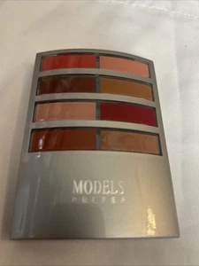 Models Prefer palette w/ 2 Blush 6Eyeshadow 8 cream lipsticks #4 coral-red shade - Picture 1 of 14