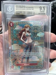 BGS 9.5 One piece Awakening Of The New Era Nami Special Art #OP01016 - Picture 1 of 1