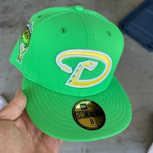 Cappello da baseball taglia 8 coperchi Arizona Diamondbacks aderente nuova era 59fifty inaugurale - Foto 1 di 3