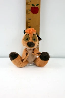 Disney Store Tiny Big Feet El Rey León Timón 4" Mini Peluche Juguete Foto 1 de 4