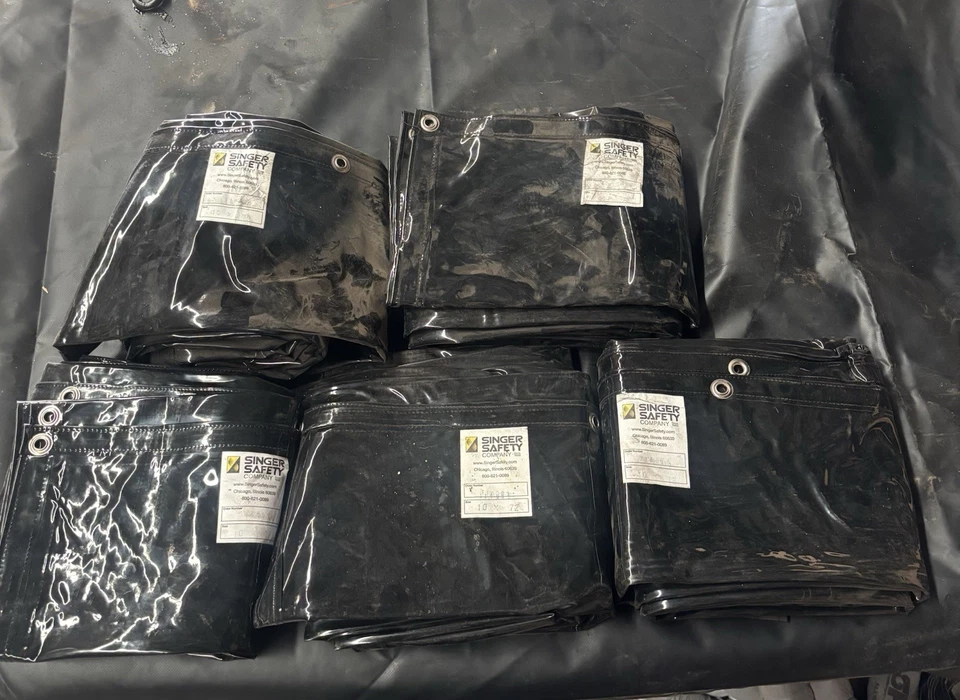 Singer safety 10x72 Weld Curtains - Image 1 of 2