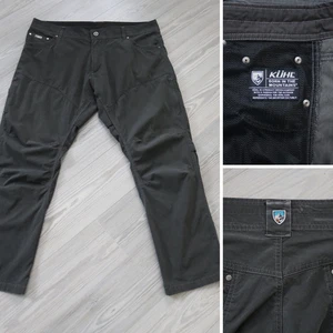 KUHL Hiking Pants Men's 38X30 Gray NYLON Stretch Utility Outdoors Born Mountain - Picture 1 of 8