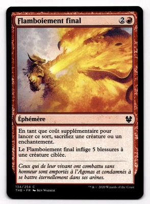 MTG Final Flare (134/372) Theros Beyond Death French Flamboiement final - Image 1 of 2