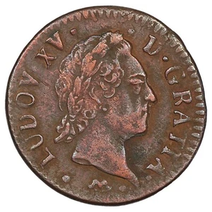 France - Louis XV - 1/2 demi sol 1772 N Montpellier - cuivre - Dy.1700 - Gad.580 - Picture 1 of 2