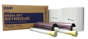 DNP RX1 6x8 Media Print Kit for RX1 & RX1HS, 2 paper & Ribbons (700 Prints) - Picture 1 of 2