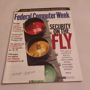 2003 March 10, Federal Computer Week Magazine, Homeland Security Report (CP111) - Imagen 1 de 3