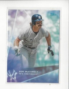2020 Topps X Steve Aoki #68 Don Mattingly Yankees (8076 made)
