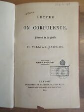 Banting: Letter on Corpulence, Addressed to the Public. 3rd Ed. 1864. VERY RARE